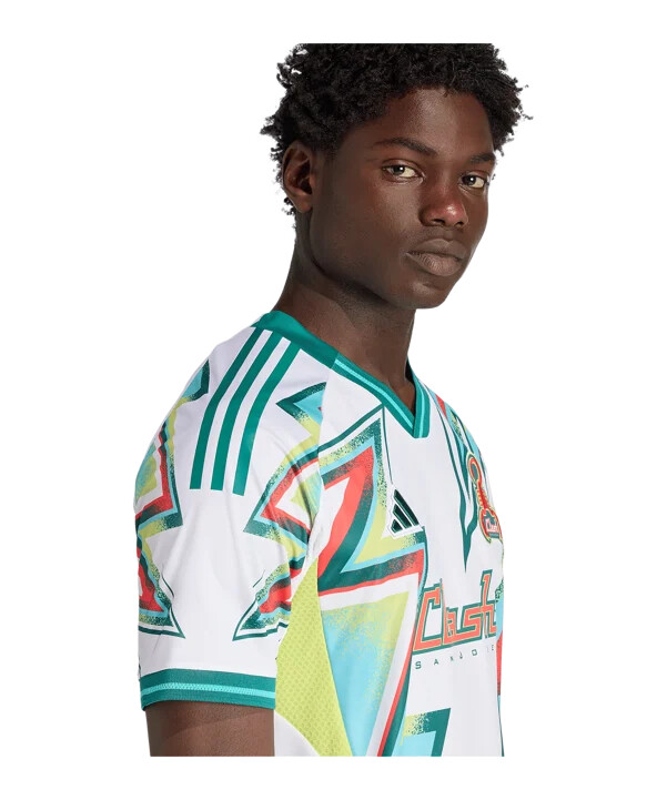adidas san jose earthquakes autentisk 3. tröja 20252026 vit